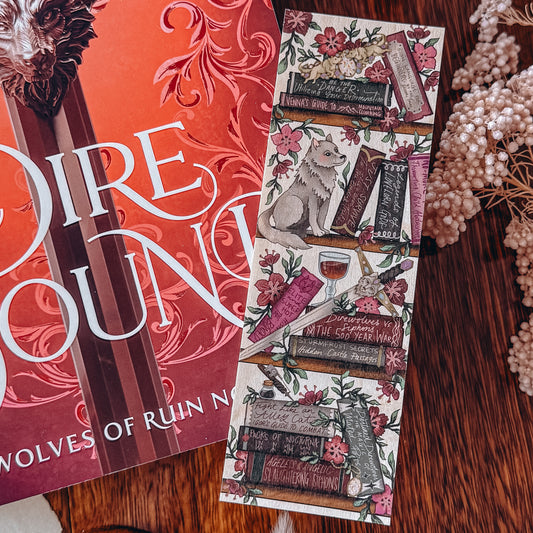 Officially Licensed Wolves of Ruin Shelfie Woodmark | Dire Bound