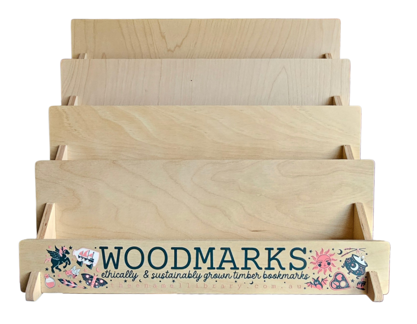 Timber Woodmark Display Stand