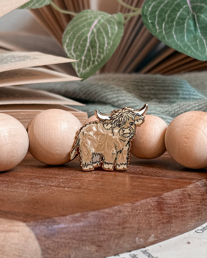 PRE-ORDER Highland Moo Mini-Pin