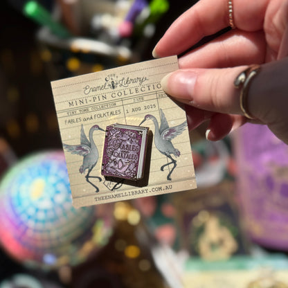 Fables & Folktales Tiny Tome Mini-Pin