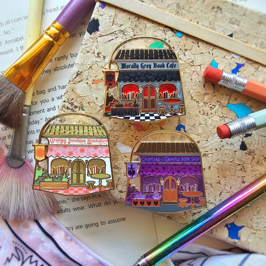 Location Terrarium Pin | Trope Bookstores