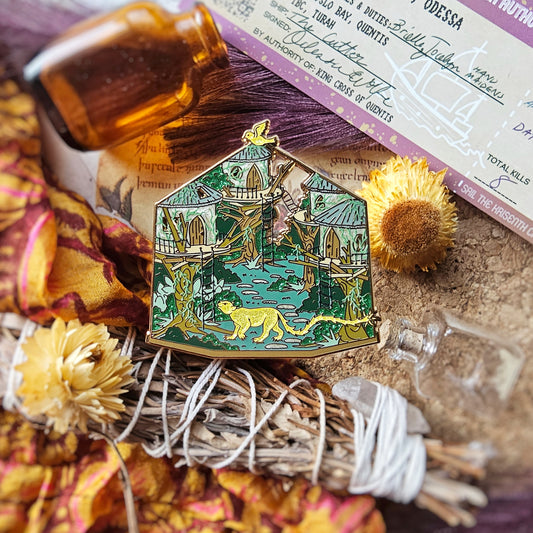 Officially Licensed Shield of Sparrows Location Terrarium Pin | Treow