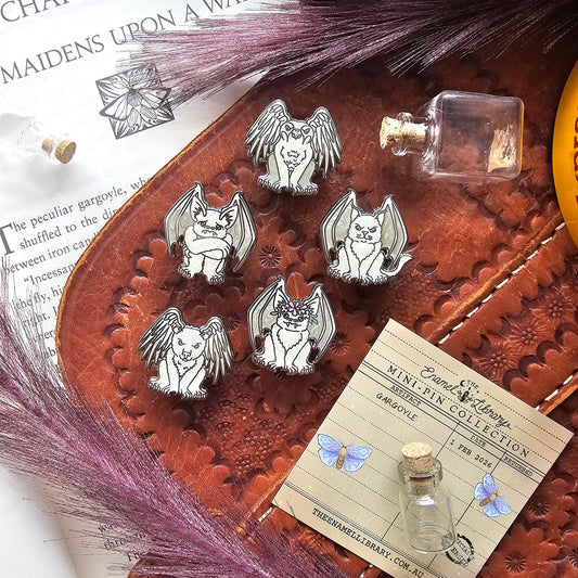 Officially Licensed The Knight and the Moth Mini-Pins | Gargoyles