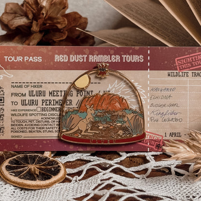 Location Terrarium Pin | Uluru