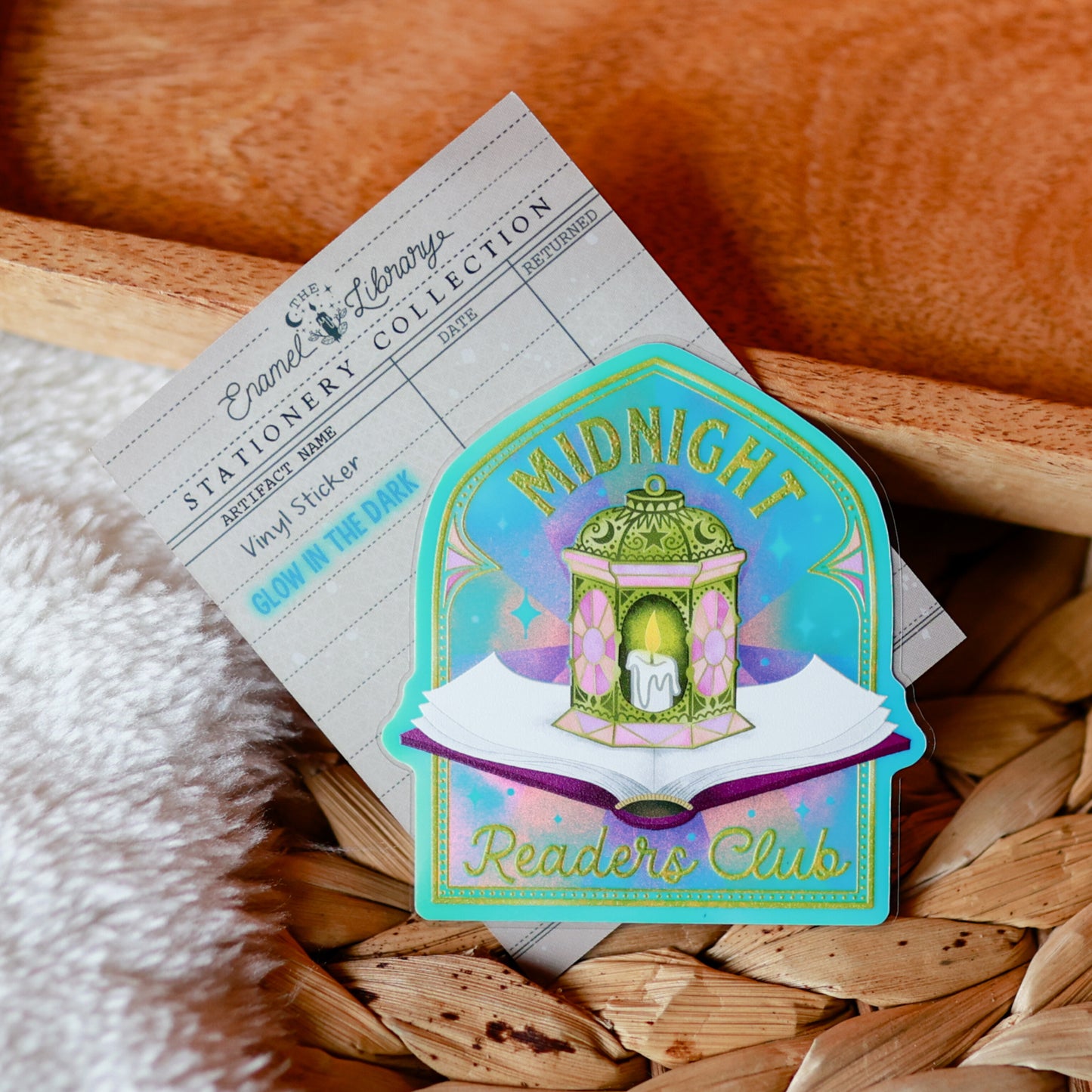 Holo Sticker | Glow in the Dark Midnight Readers