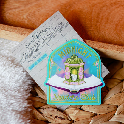Holo Sticker | Glow in the Dark Midnight Readers