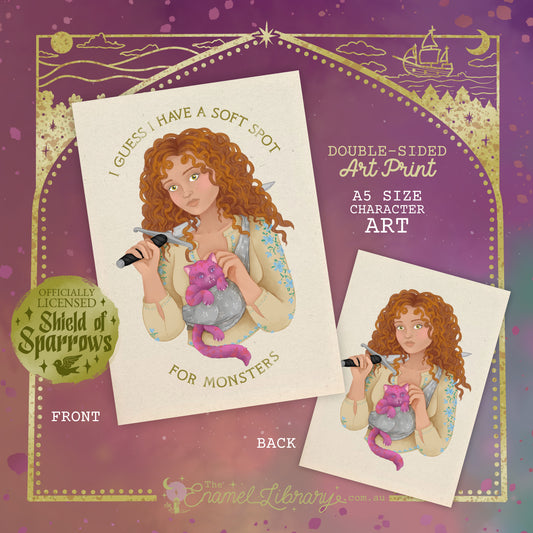 Officially Licensed Shield of Sparrows | Odessa A5 Art Print