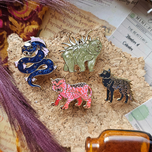 Officially Licensed Shield of Sparrows Mini-Pin Monsters