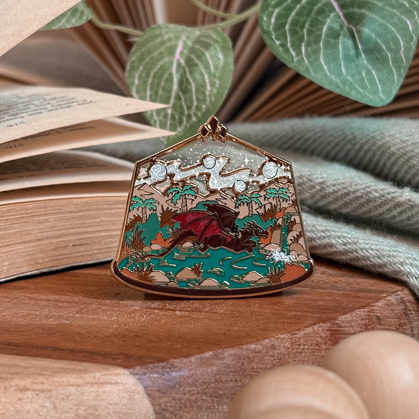 Officially Licensed When the Moon Hatched Location Terrarium Pin | Rygun Ride