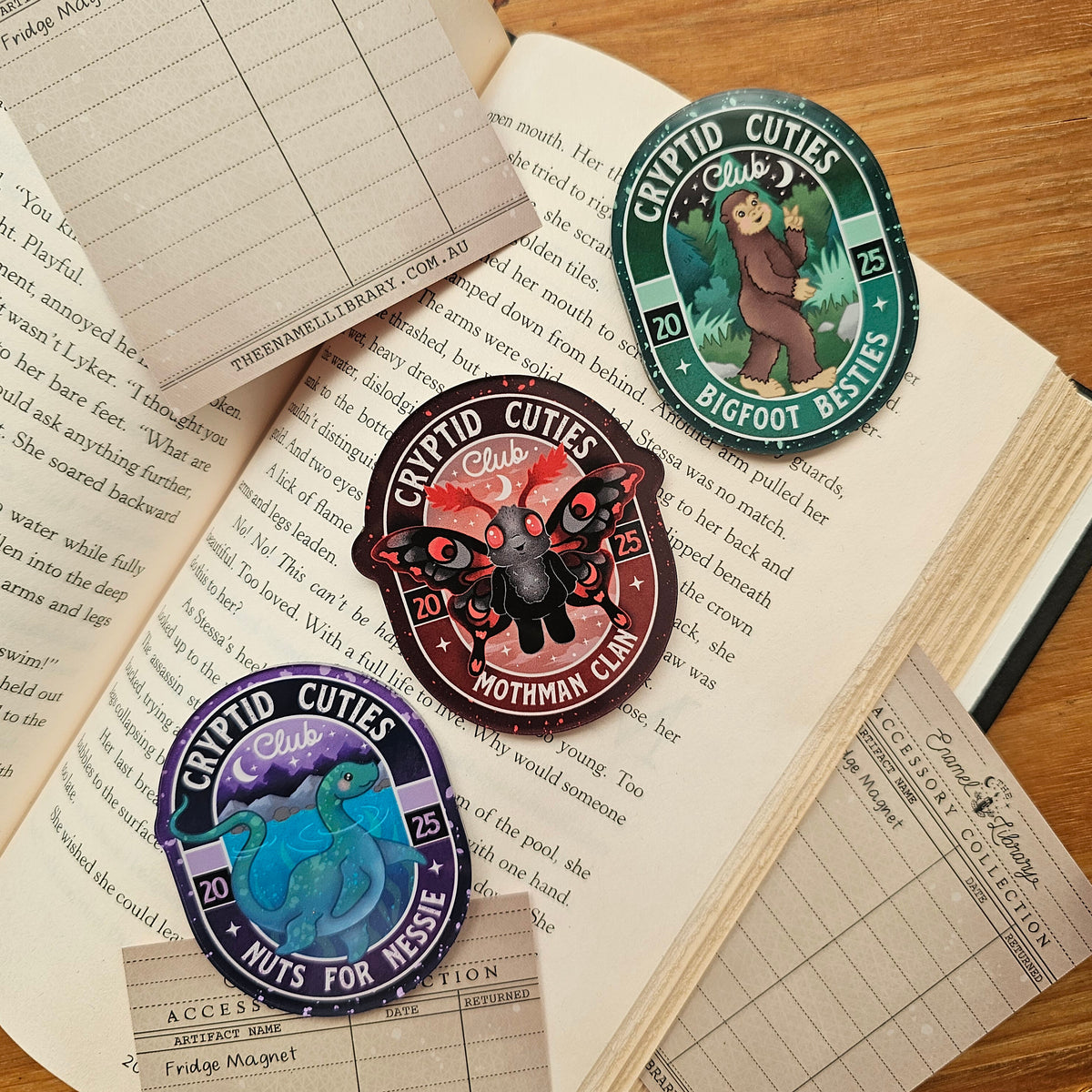 Cryptid Cuties Acrylic Fridge Magnets | 3 Designs