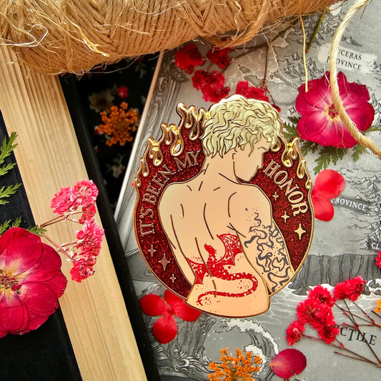 Officially Licensed Fourth Wing Enamel Pin | Liam & Deigh