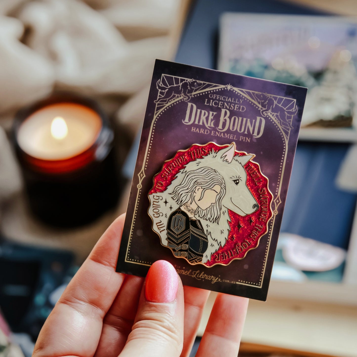 Officially Licensed Wolves of Ruin Enamel Pin | Meryn & Anassa
