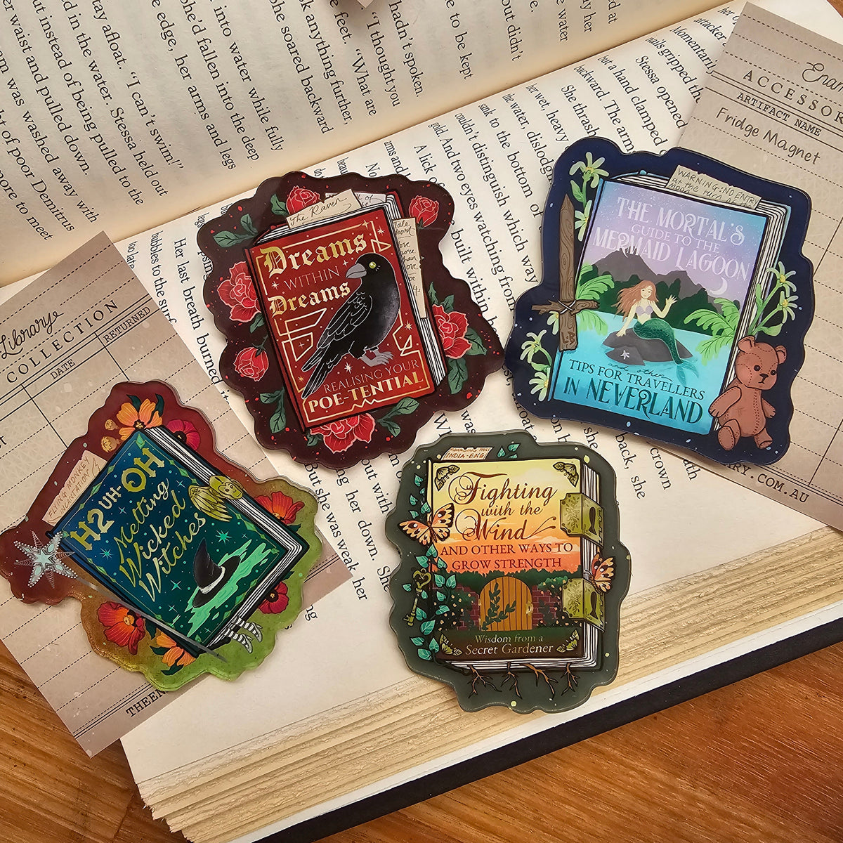 Classics Acrylic Fridge Magnets | 4 Designs