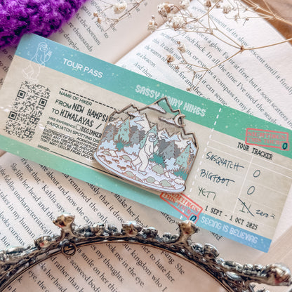 Location Terrarium Pin | Bigfoot or Yeti