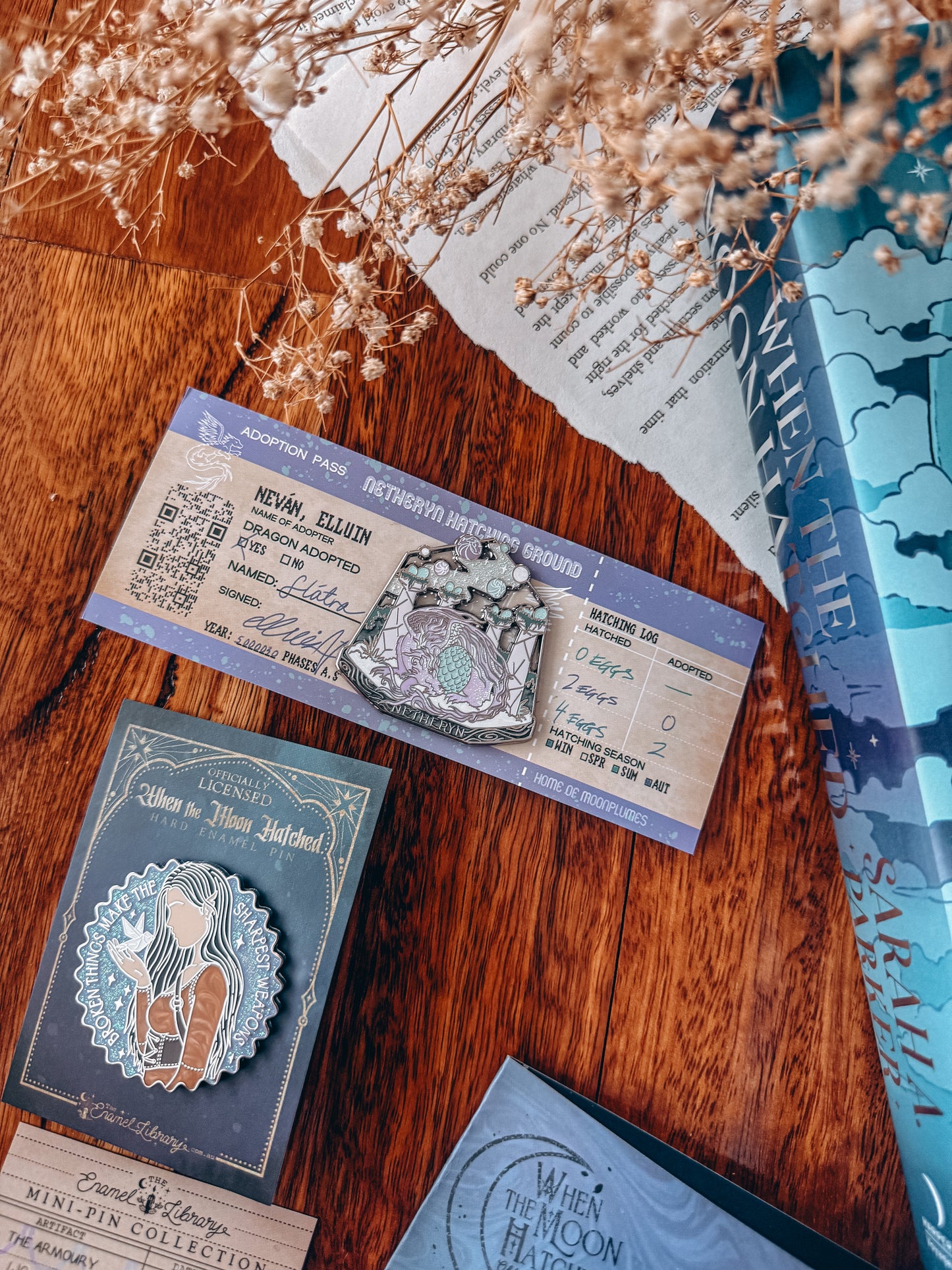 Officially Licensed When the Moon Hatched Location Terrarium Pin | Netheryn