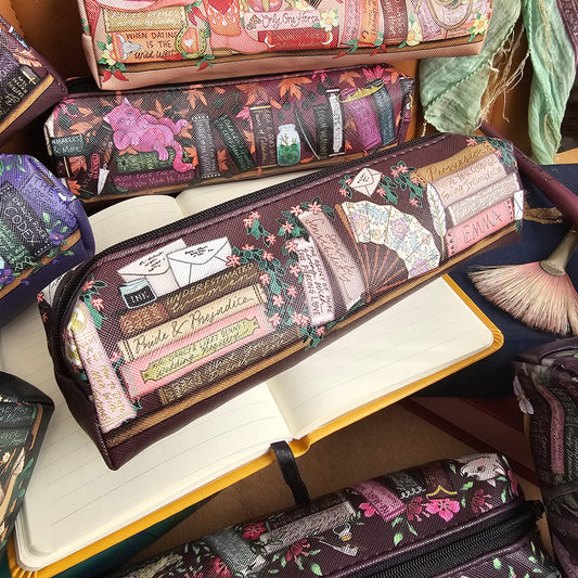Faux Leather Pencil Case | Jane Austen