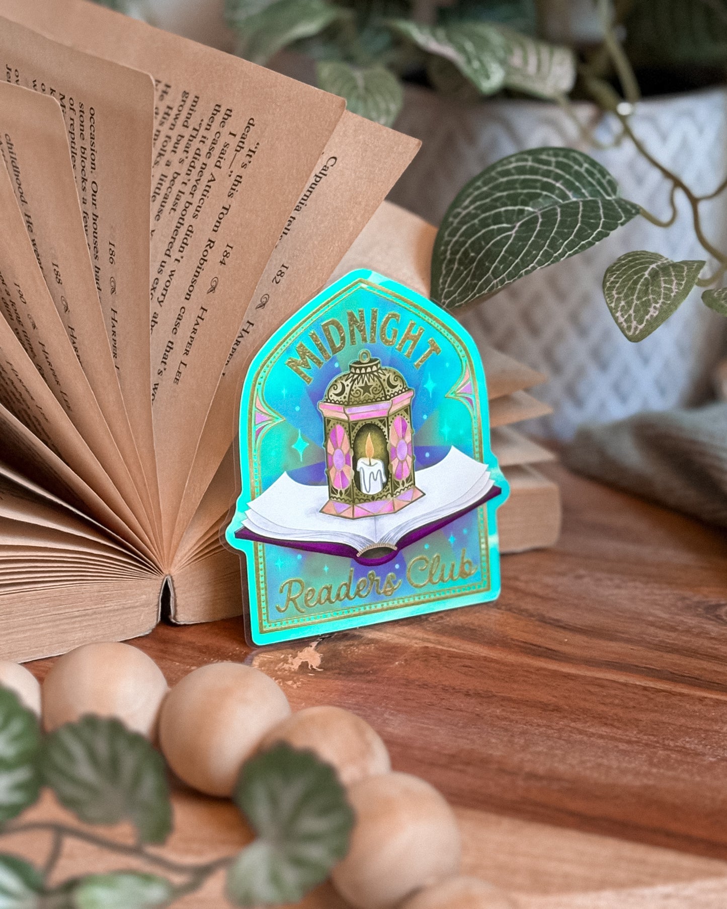 Holo Sticker | Glow in the Dark Midnight Readers