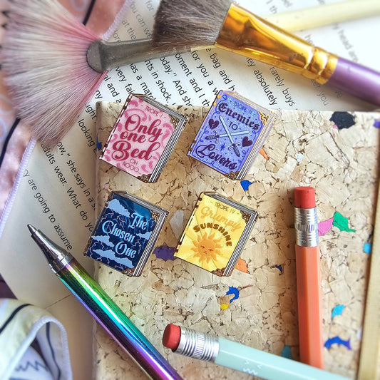 Trope Collection Tiny Tome Mini-Pins