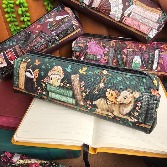 Faux Leather Pencil Case | Forest Magic
