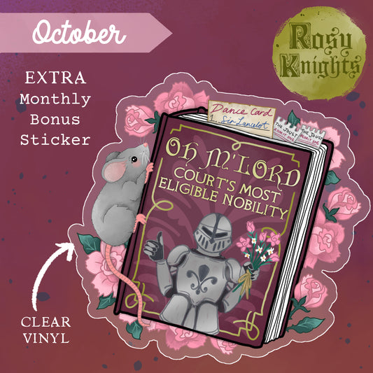 Bonus Monthly Vinyl Sticker | Subscribe