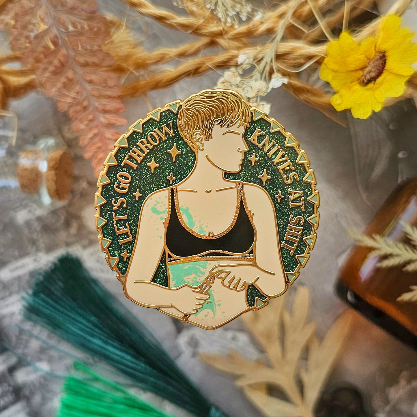 Officially Licensed Fourth Wing Enamel Pin | Mira Sorrengail