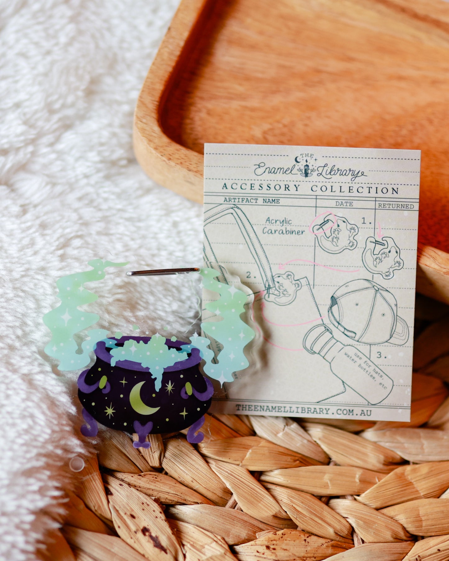 Acrylic Carabiner Clip | 4 Designs