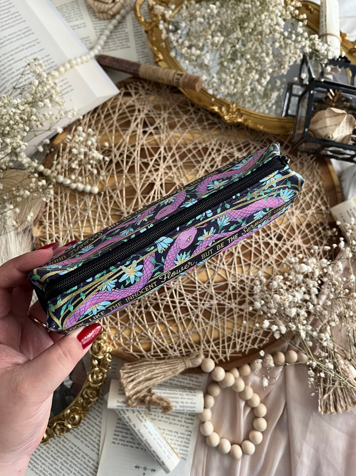 Faux Leather Pencil Case | Be the Serpent