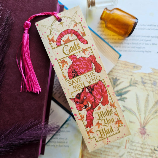 Officially Licensed Shield of Sparrows Tasseled Woodmark | Make Me Mad