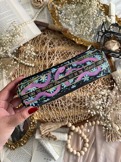 Faux Leather Pencil Case | Be the Serpent