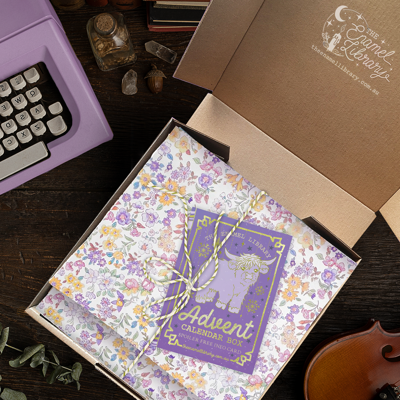 LAST CHANCE 2025 Bookish Advent Calendar Box | 12 or 24 Days