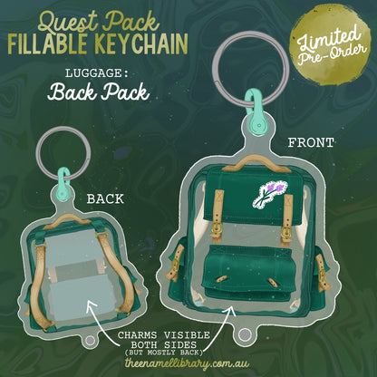 Quest Pack Keychain | Choose 3 Inventory Supplies