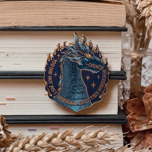 Officially Licensed Fourth Wing Enamel Pin | Sgaeyl