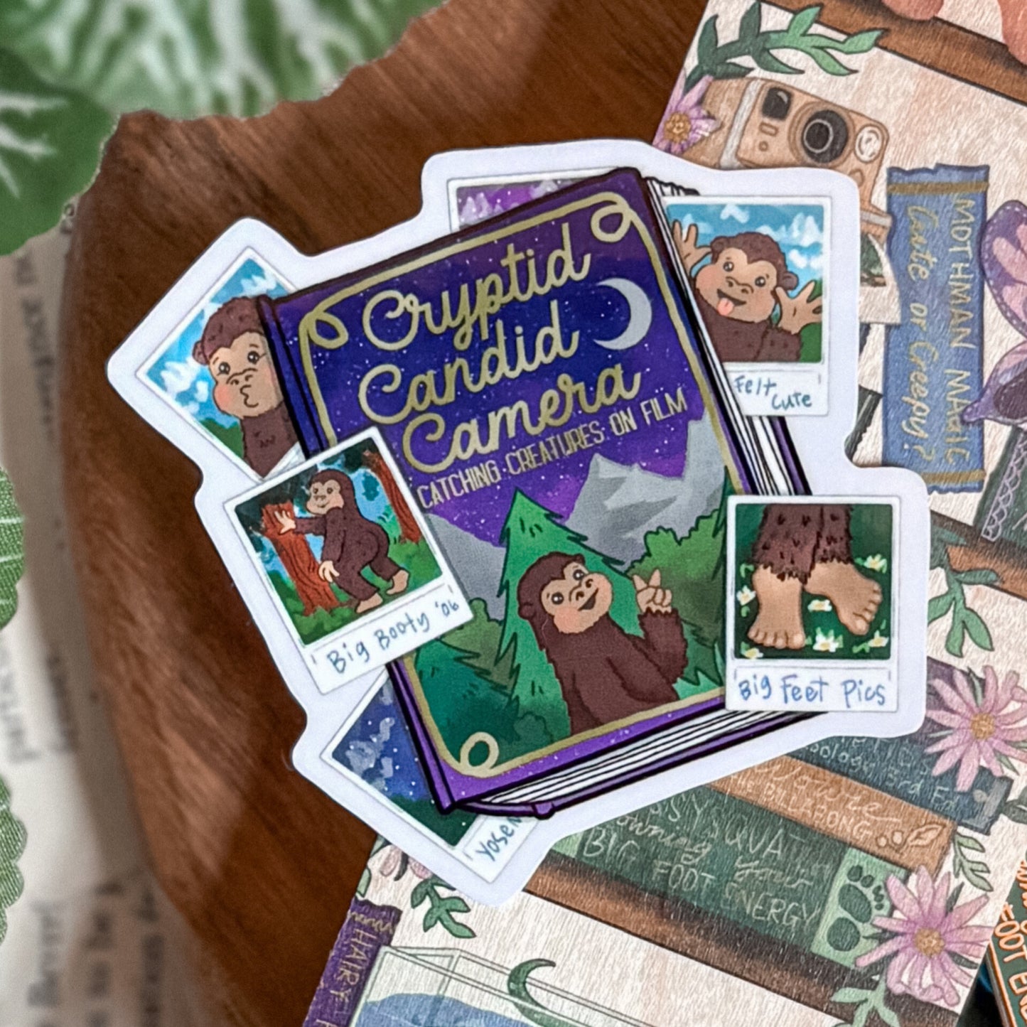 Vinyl Sticker | Cryptid Candid Camera