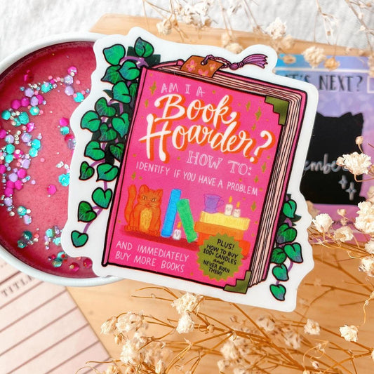 December Vinyl Sticker | Book Hoarder