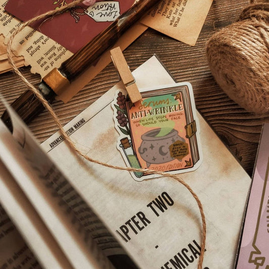 January Vinyl Sticker | Anti-Wrinkle Serums