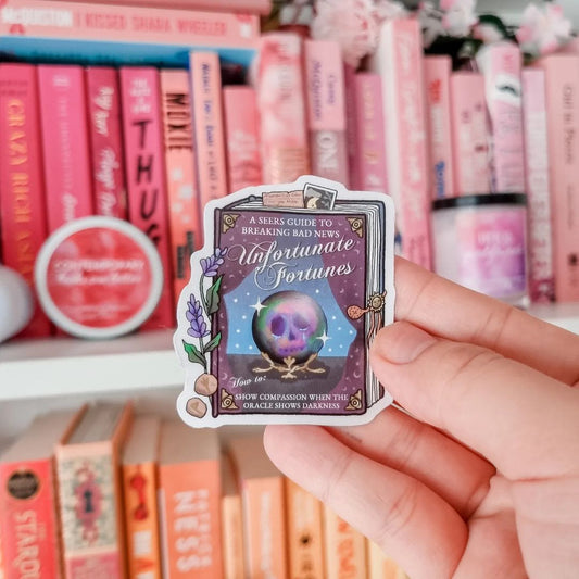 December Vinyl Sticker | Unfortunate Fortunes