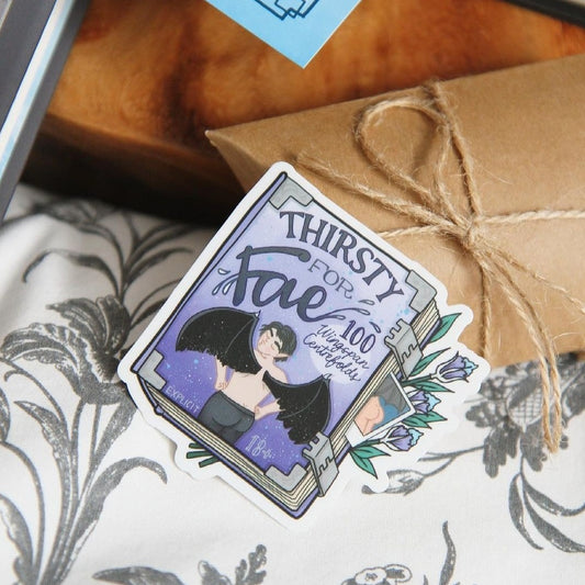 March Vinyl Sticker | Thirsty for Fae