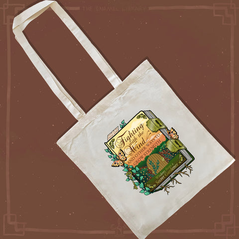 Fighting with the Wind Tote Bag